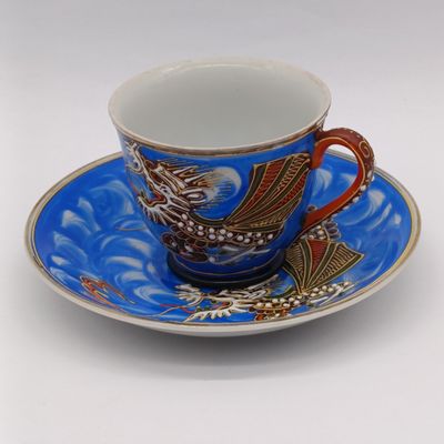 Empire Style Lustreware porcelain duo