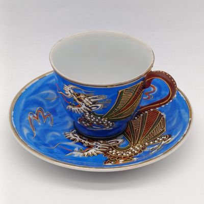 Empire Style Lustreware porcelain duo