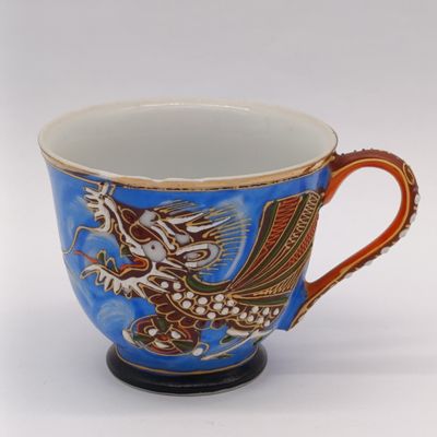Empire Style Lustreware porcelain duo