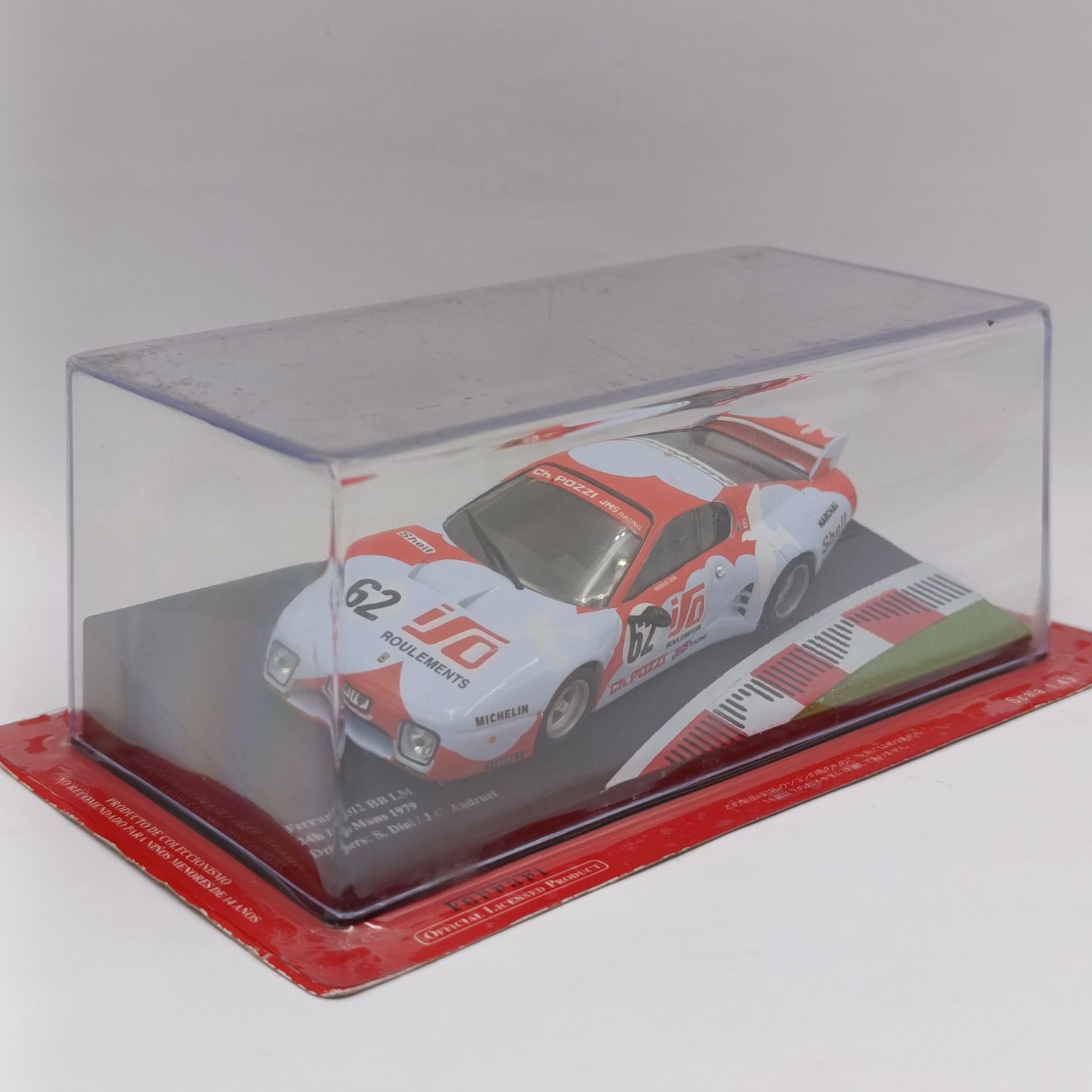 Ferrari 512 BB LM 24h Le Mans 1979 die-cast racing model car - scale 1/43 - sealed