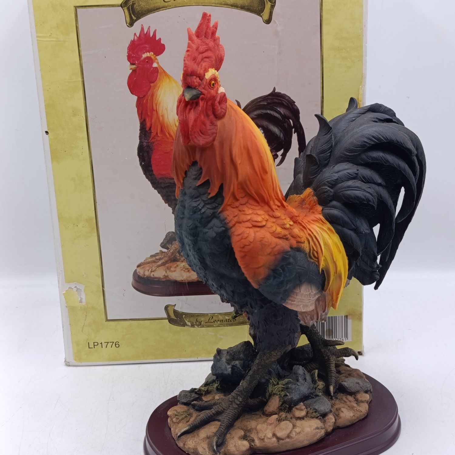 The Leonardo Collection resin cockerel - LP1776 - in original box