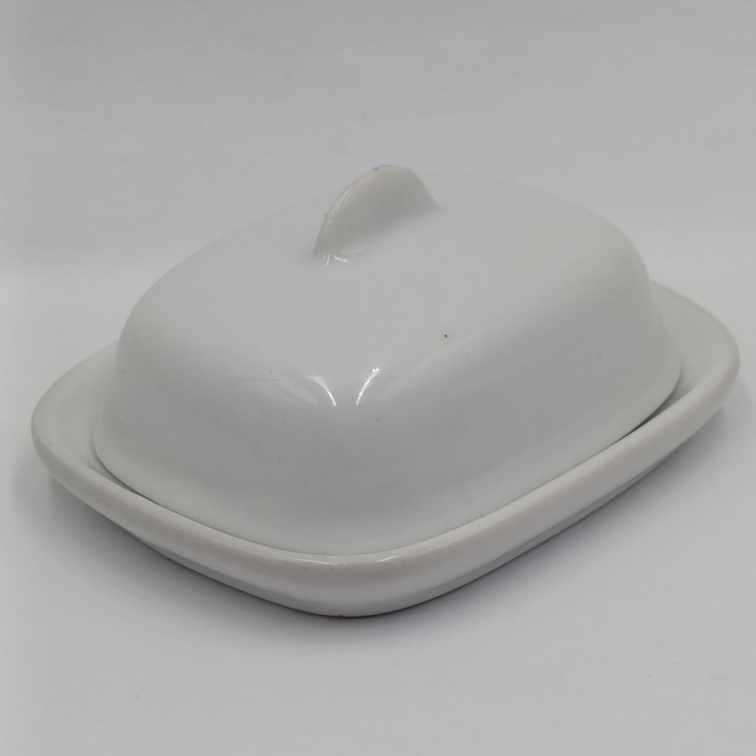 Wiesenthal small white butter dish