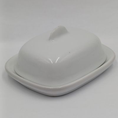 Wiesenthal small white butter dish