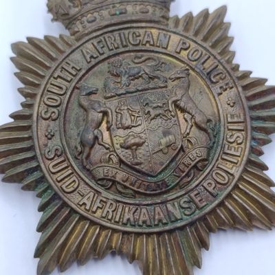 WW1 and WW2 Era SAP Helmet badge - King's Crown