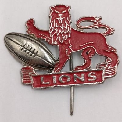 Vintage Lion's rugby pin badge - British Lions