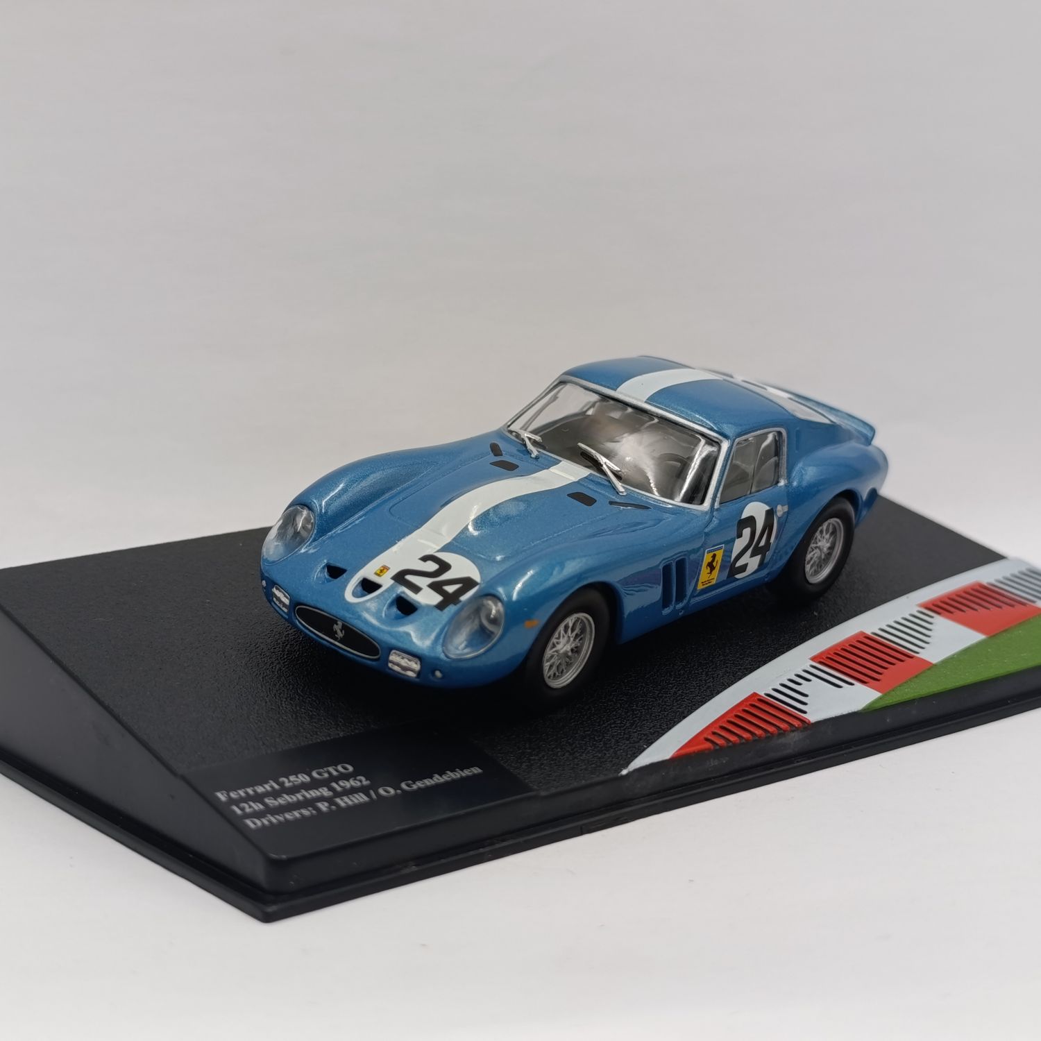 Ferrari 250 GTO 12h Sebring 962 die-cast racing model car
