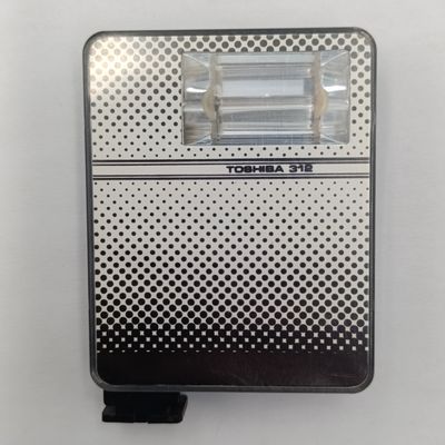 Vintage Toshiba 312 Electronic camera flash with extra screen designs - in original box