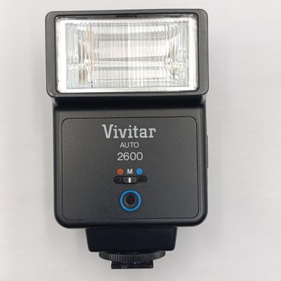 Vintage Vivitar 2600 camera flash in original box - working