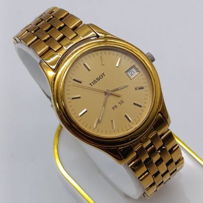 Vintage Tissot PR50 given for 25 Year Service to V. C. F. Swart - working