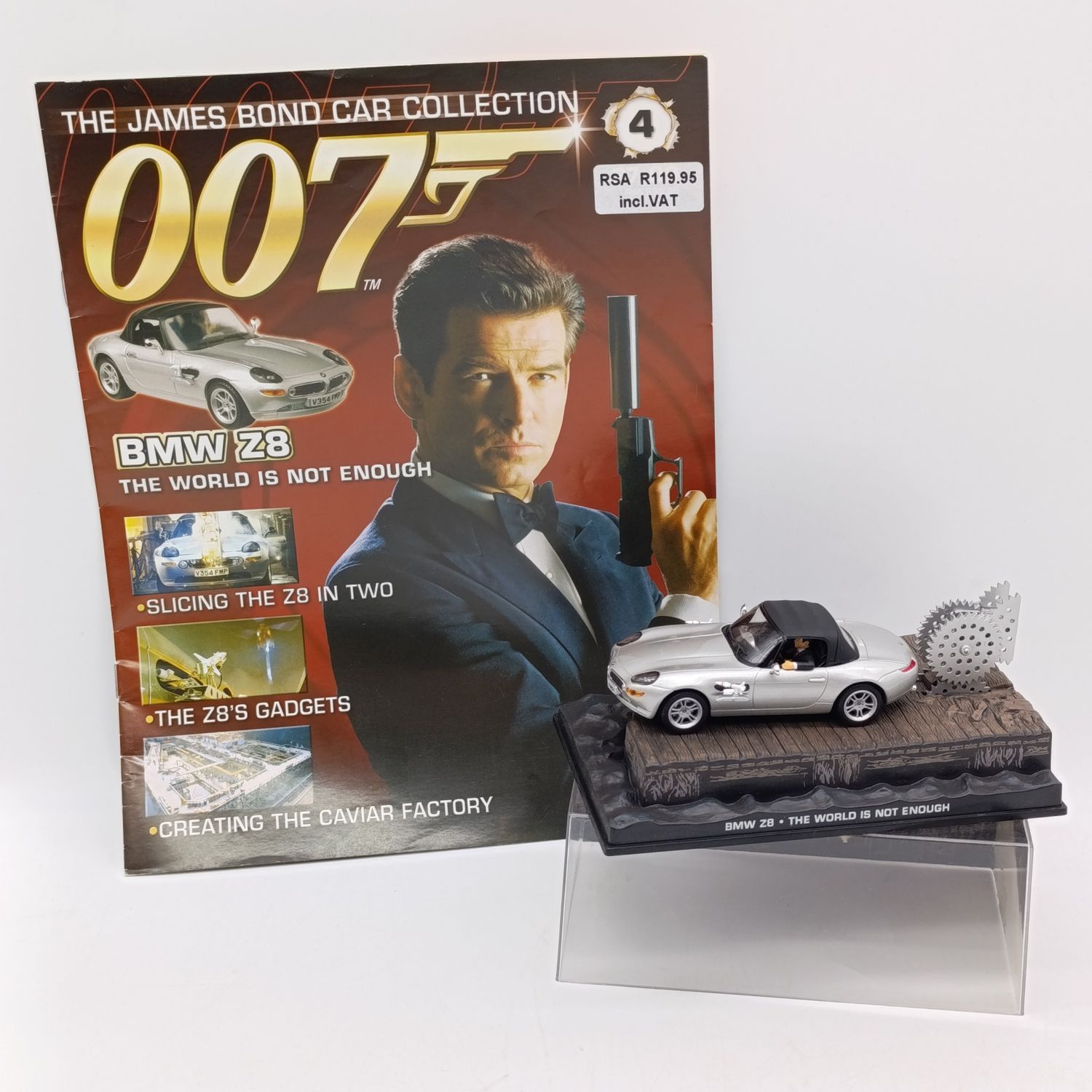 BMW Z8 model car - The World is not enough - James Bond 007 collection - scale 1/43