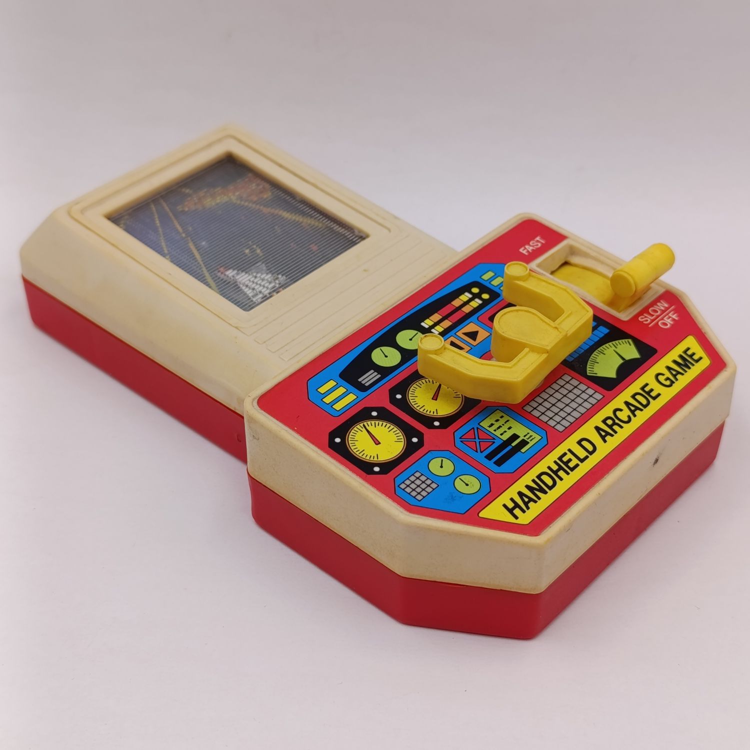 Vintage 1990 Hand-held arcade game - working