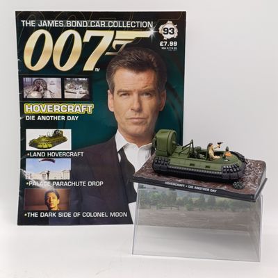 Hovercraft model boat - Die Another day - James Bond 007 collection - scale 1/43