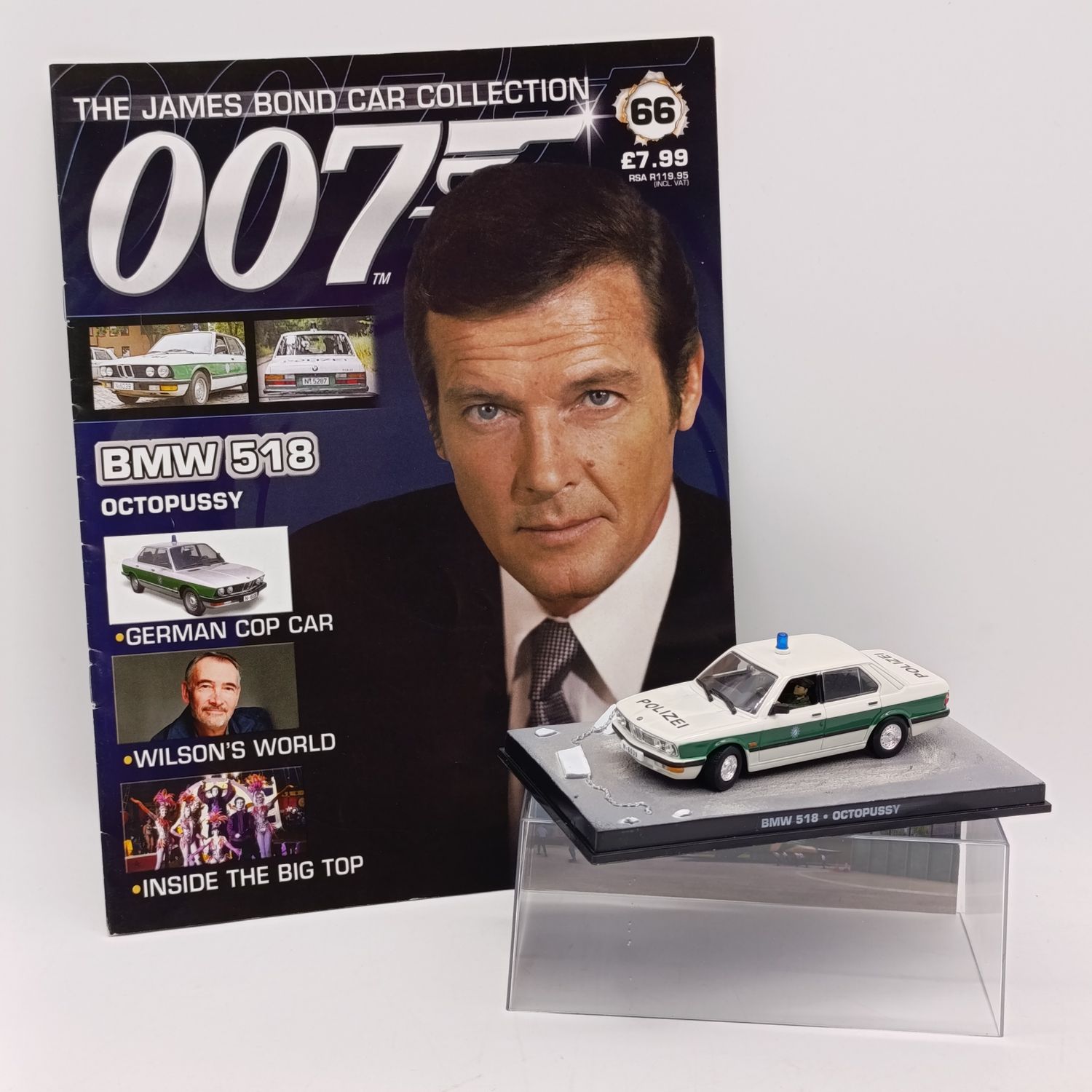 BMW 518 Police car model - Octopussy - James Bond 007 collection - scale 1/43