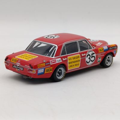 Mercedes-Benz 300 SEL 6.8 MiniChamps die-cast rally model car - scale 1/43
