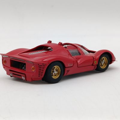 2009 Jouef Evolution Ferrari 33 P4 high-detail die-cast racing model car - scale 1/43 - left door top hinge loose