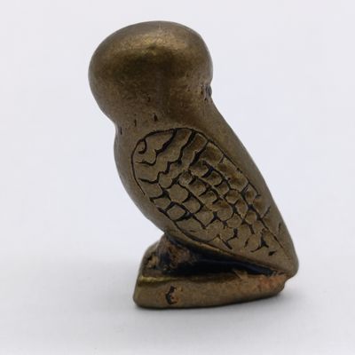 Mid Century miniature owl of Athena figurine