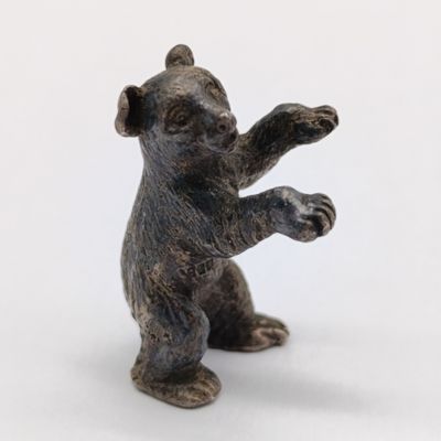 Walter Bosse style miniature Berlin Bear brass figurine