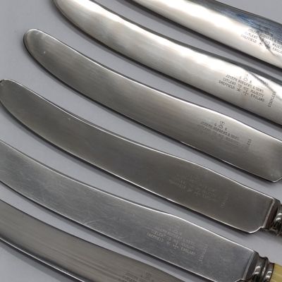 Set of 6 vintage Joseph Rodgers butter/table knives