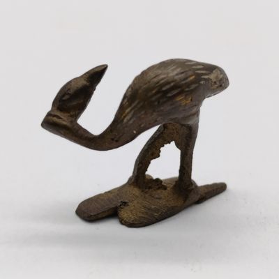 Pair of vintage brass herons