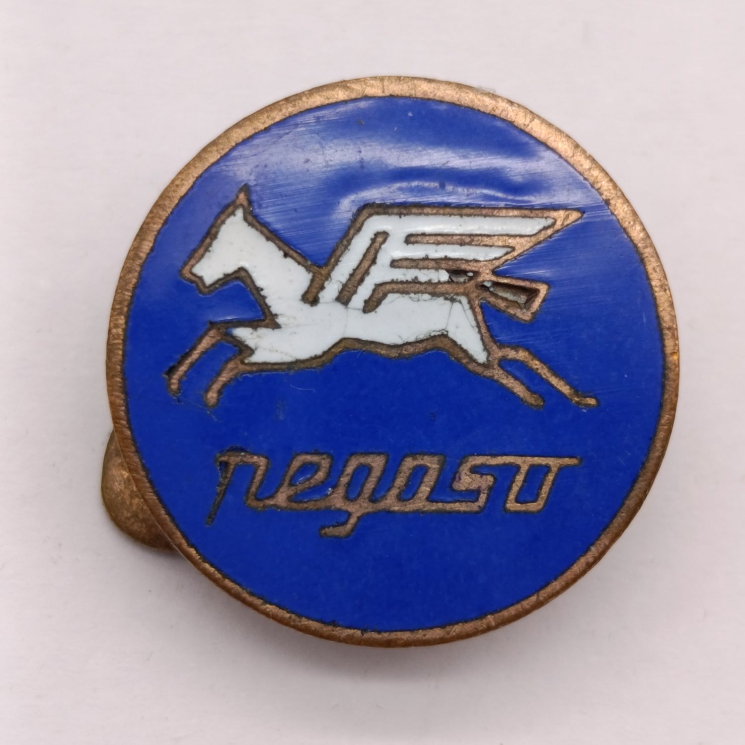 Pegaso (Now Iveco) vintage button hole badge - enameled