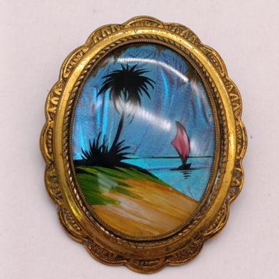 Vintage Butterfly wing brooch