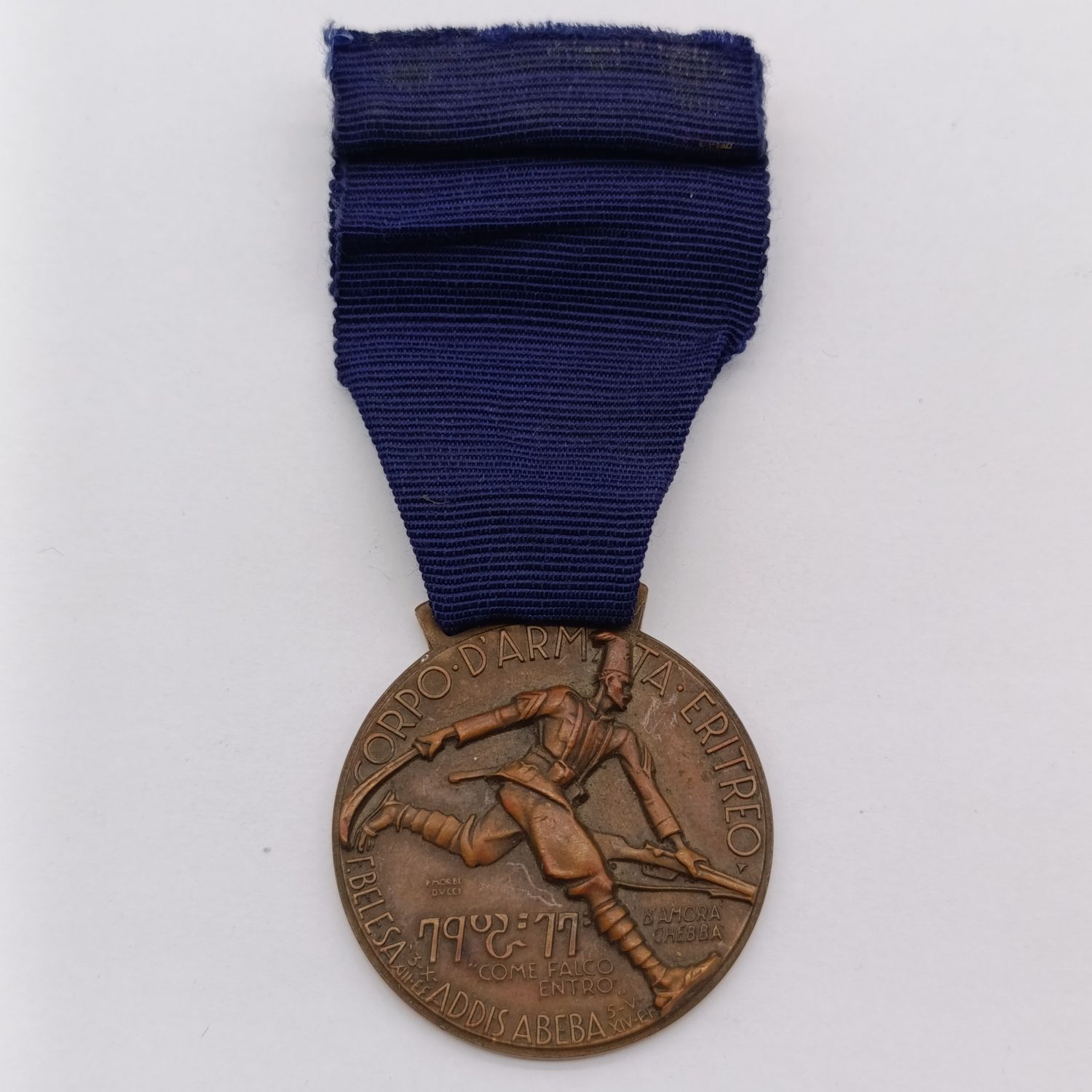 Italian 1936 Commemorative medal for the Eritrean Army Corps