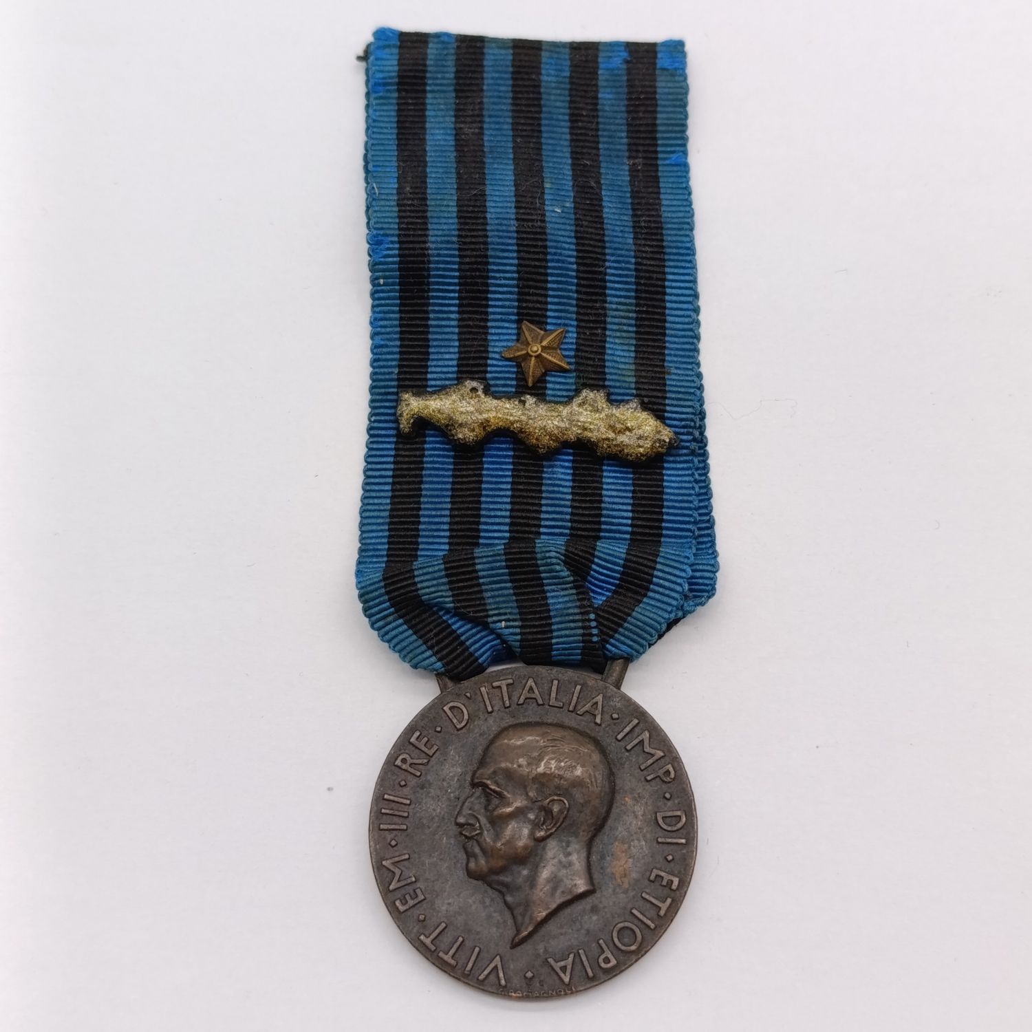 Italian commemorative medal for military operations in East Africa  1935-1936