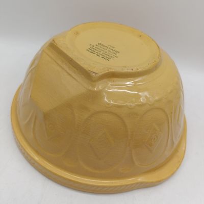 Yellowware mixing bowl - 26cm (10 Inches) - TG Green