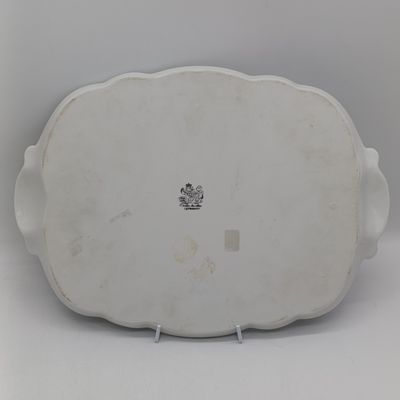Dresden Echtes Porzellan serving platter - Deutsche Blumen