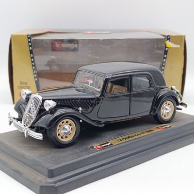 Bburago Citroen 15cv TA 1938 die-cast model car in box - scale 1/24