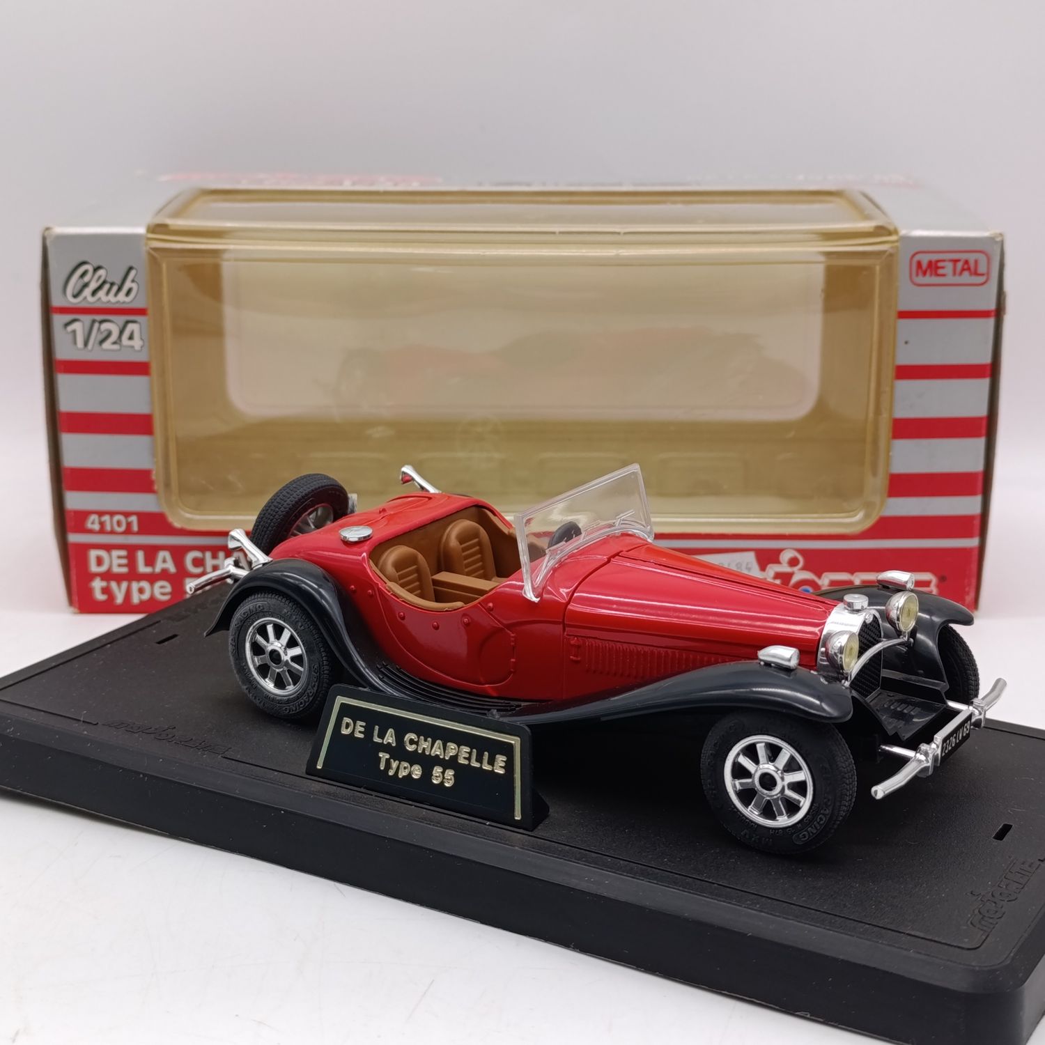 Majorette Club De La Chapelle Type 55 die-cast model car in box - scale 1/24