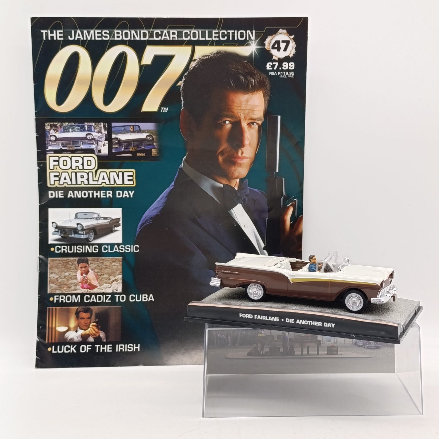 Ford Fairlane model car - Die Another day - James Bond 007 collection - scale 1/43