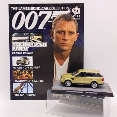 Range Rover Sport model car - Casino Royale - James Bond 007 collection - scale 1/43
