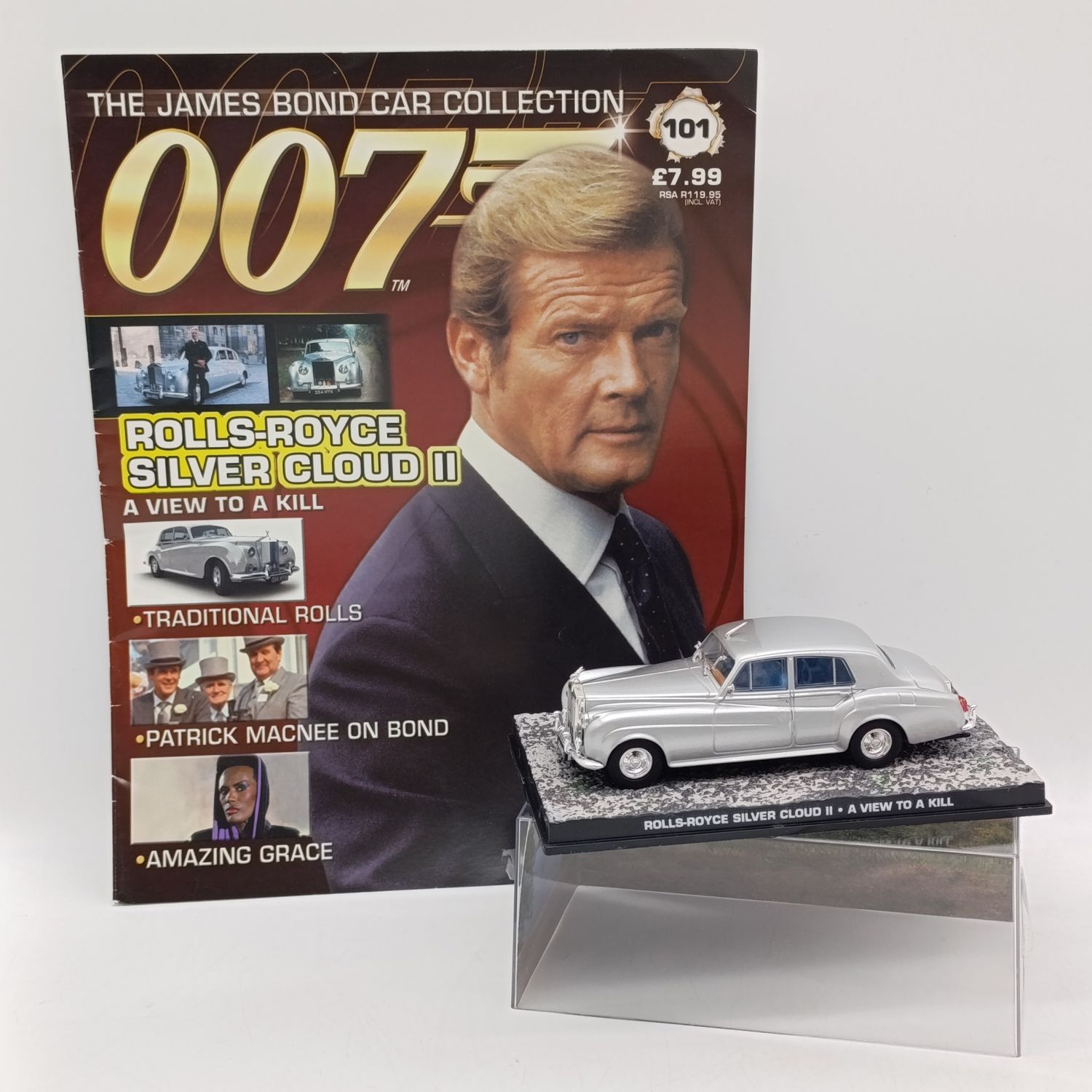 Rolls-Royce Silver Cloud II model car - a View to a kill - James Bond 007 collection - scale 1/43