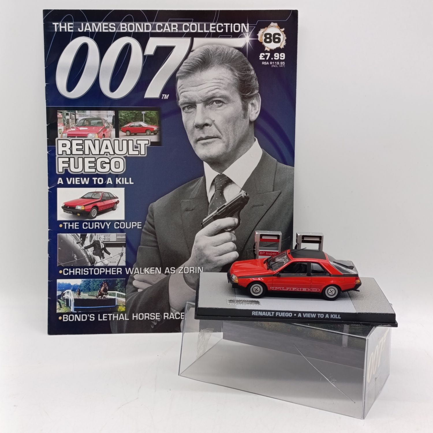 Renault Fuego model car - A view to a kill - James Bond 007 collection - scale 1/43