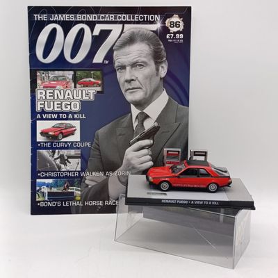 Renault Fuego model car - A view to a kill - James Bond 007 collection - scale 1/43