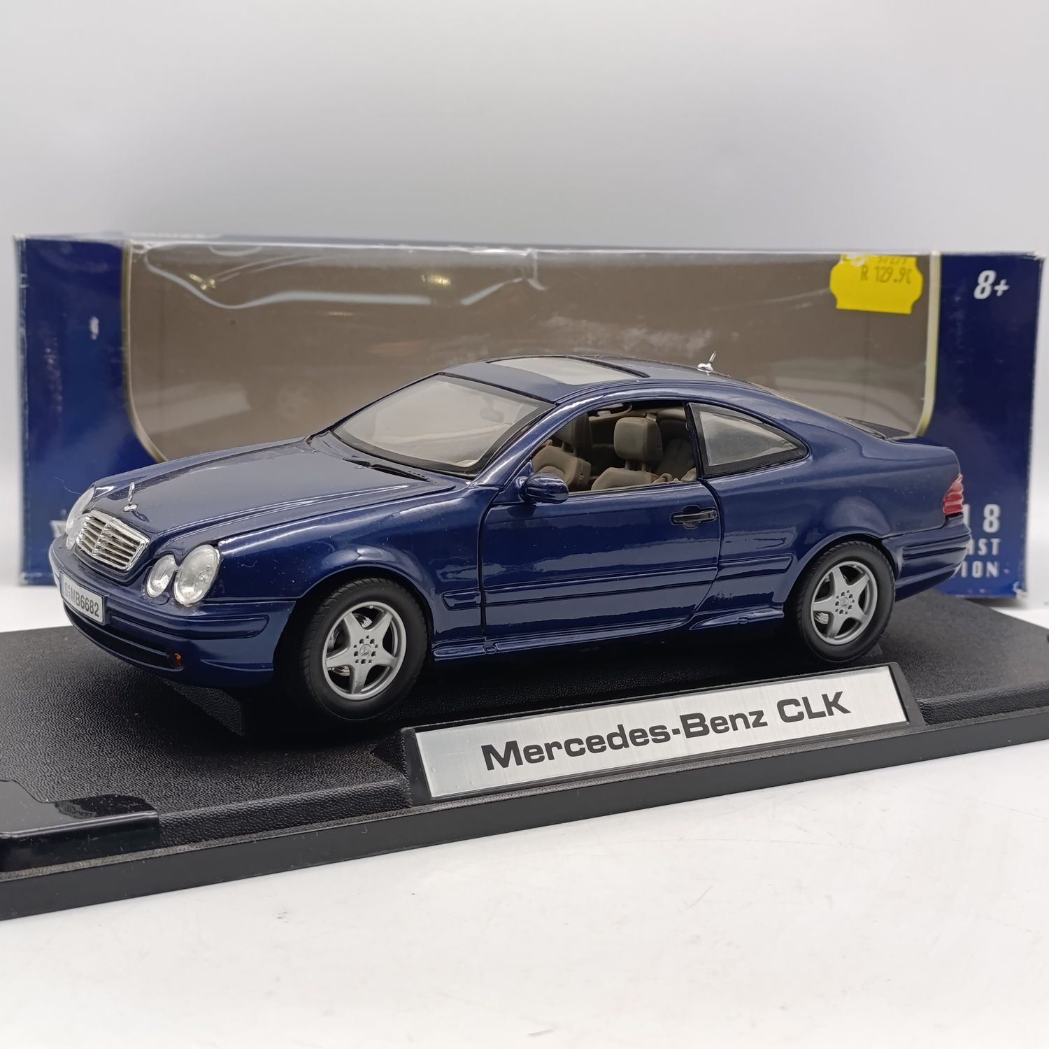 MotorMax Mercedes-Benz CLK die-cast model car in box - scale 1/18