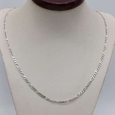 Sterling silver necklace about 56cm long and 9.3g