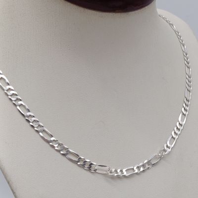 Sterling silver necklace about 52cm long and 10.7g