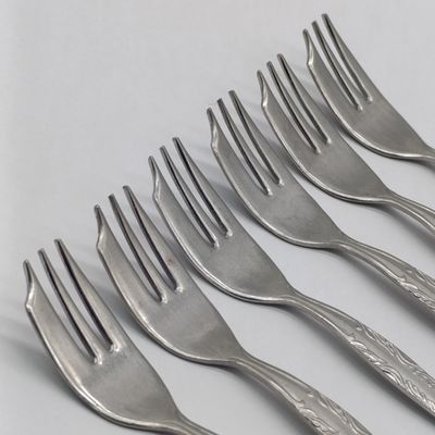 Lot of 6 vintage ALFA cake forks