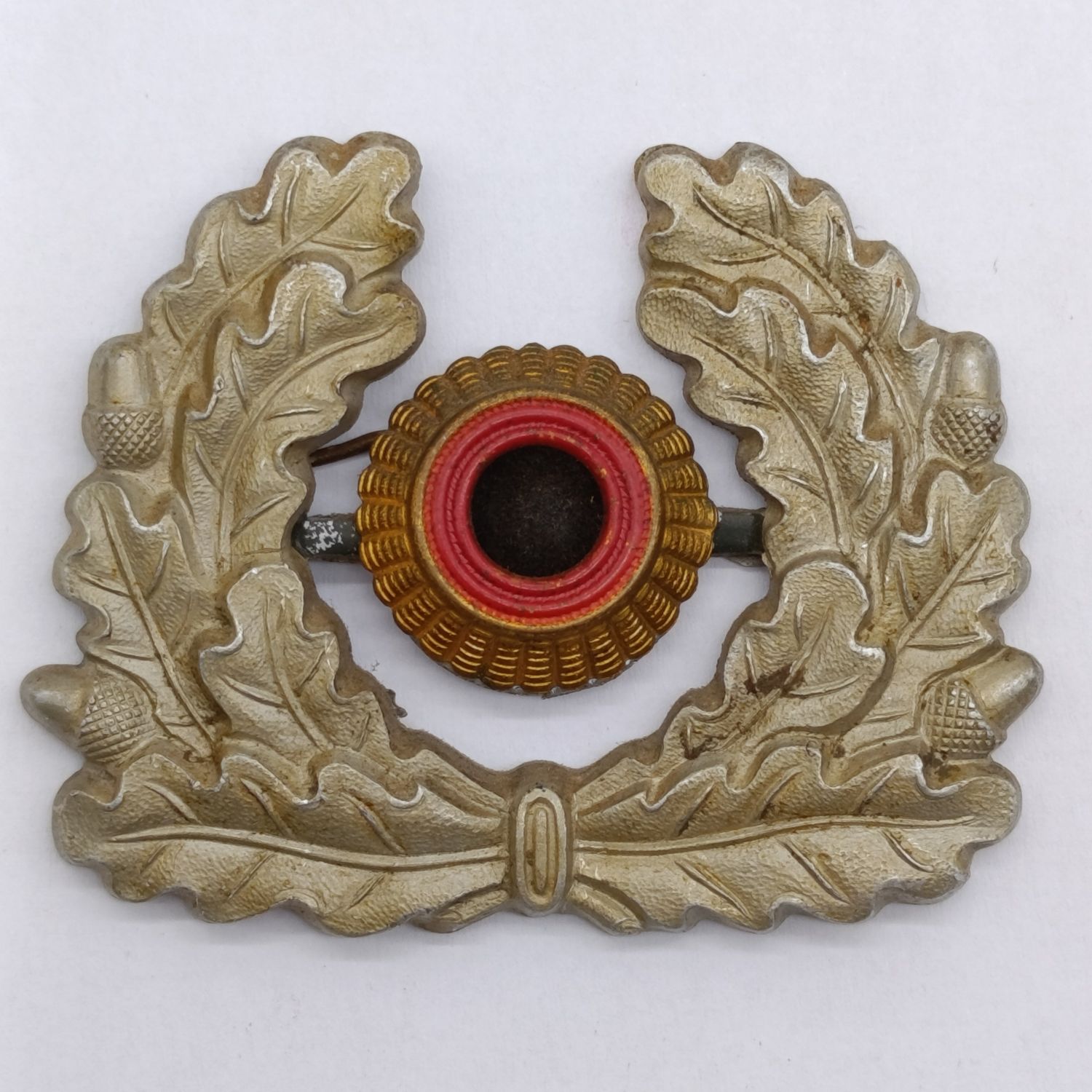 West German military/Police visor cap badge