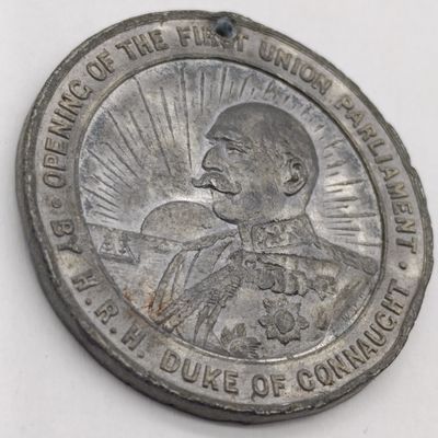 1910 opening of parliament of the Union of South Africa medallion