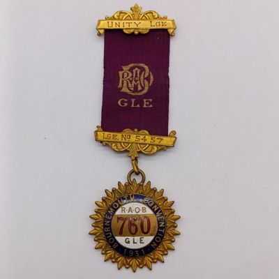 ROAB 1931 Bournemouth Convention jewel/medal