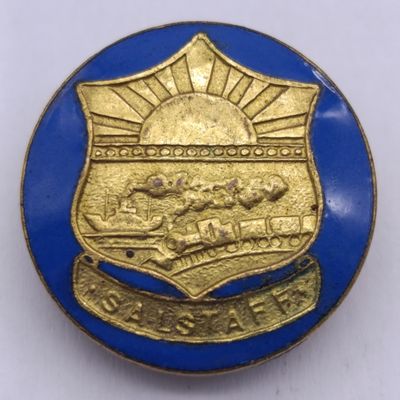SA Railways staff uniform badge
