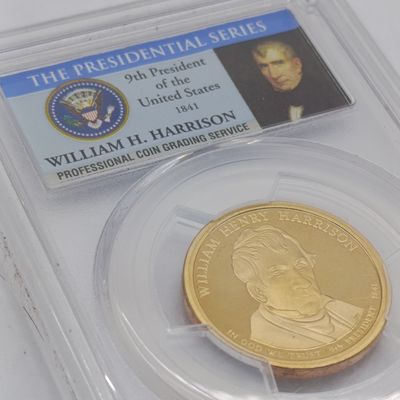 2009-S United States William Henry Harrison one dollar coin graded PR69 by PCGS