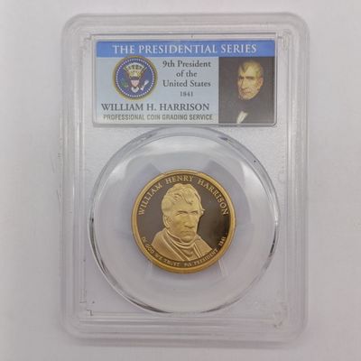 2009-S United States William Henry Harrison one dollar coin graded PR69 by PCGS
