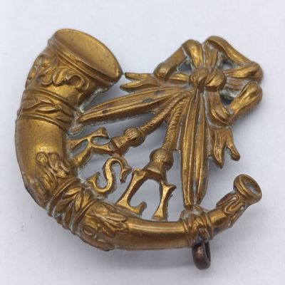 King's Shropshire Light Infantry (KSLI) uniform badge