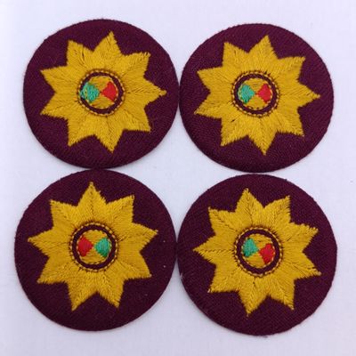 Lot of 4 SADF transition medical corps staff sergeant Rank stars
