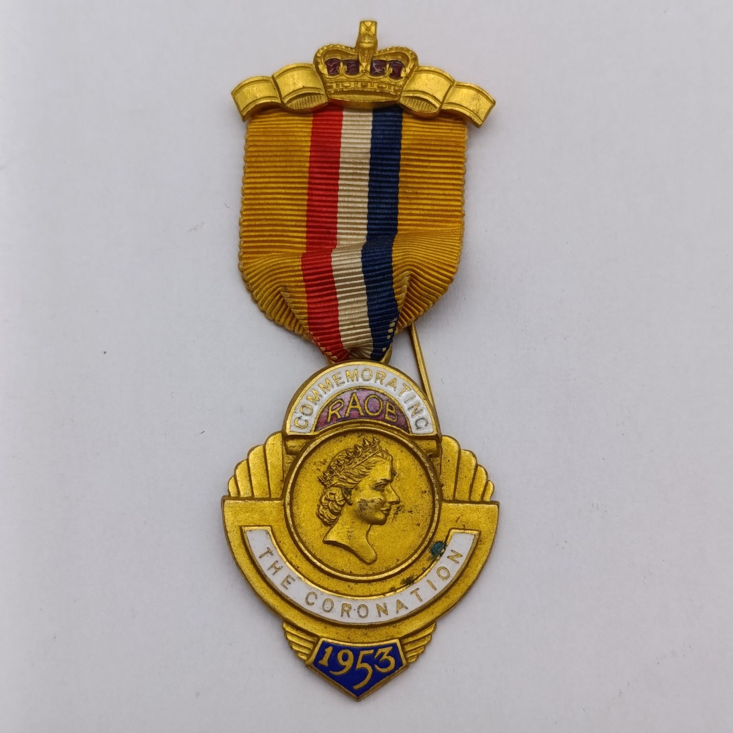 1953 Queen Elizabeth II coronation commemorative Jewel of the RAOB