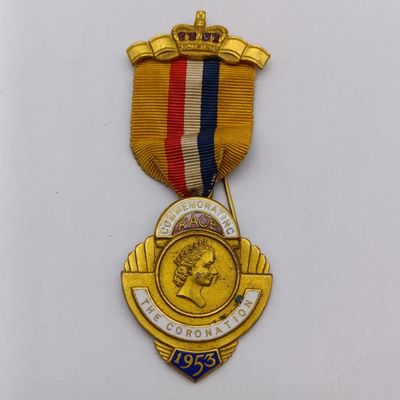 1953 Queen Elizabeth II coronation commemorative Jewel of the RAOB